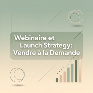 Webinaire et Launch Strategy: Vendre à la Demande